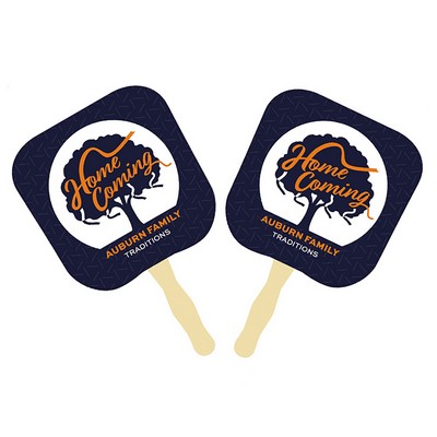 Square Shape Single Hand Fan